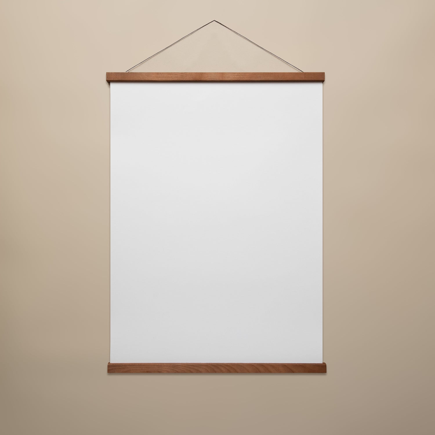 Magnetic frame in dark oak