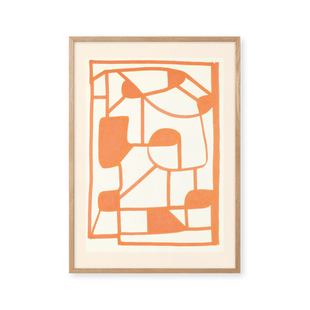 Curly Lines – Orange
