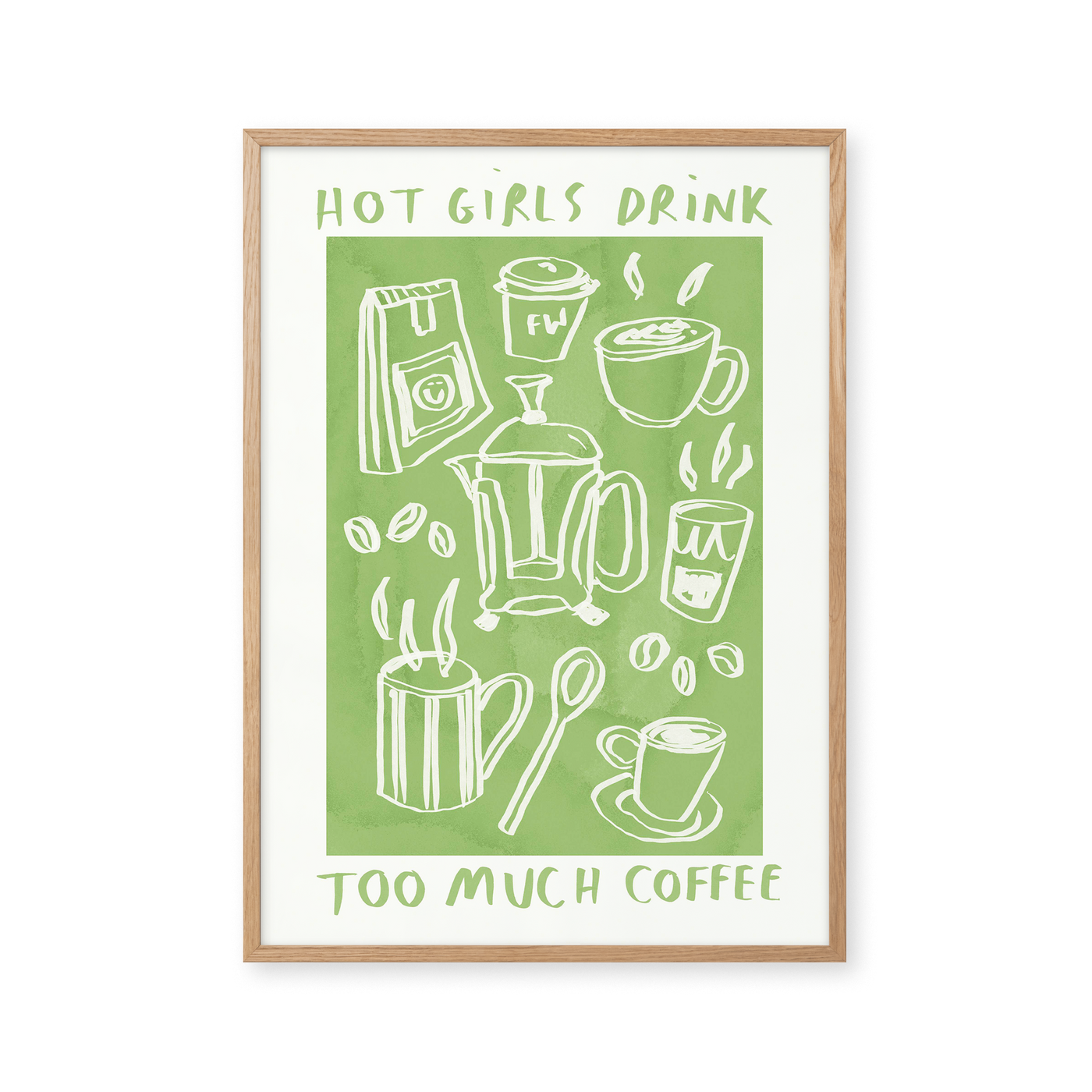 Hot Girls Drink Coffee