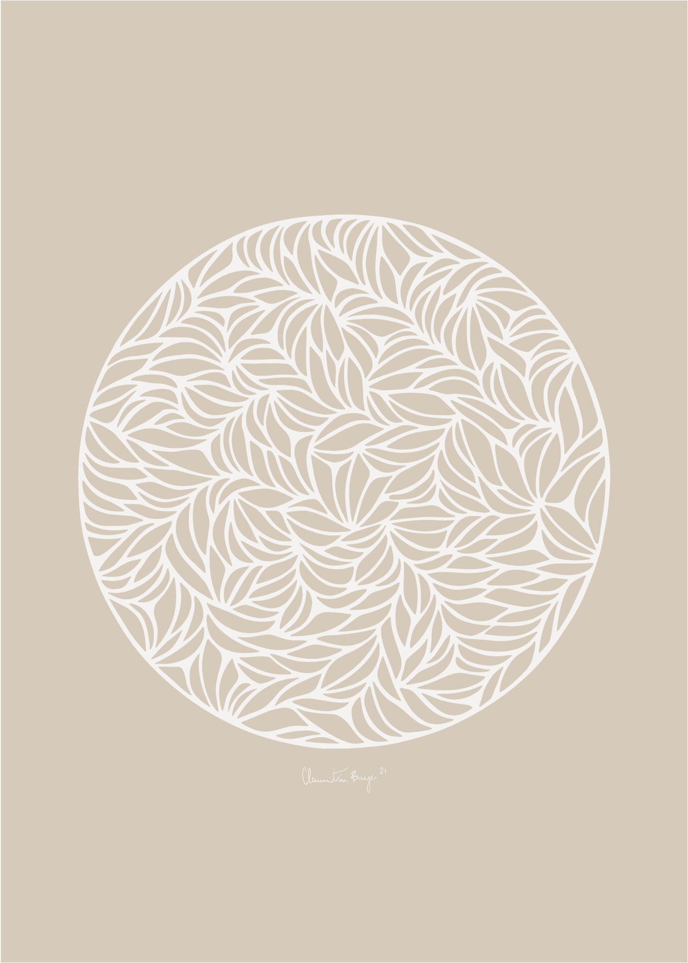 Papercut 05 - Beige