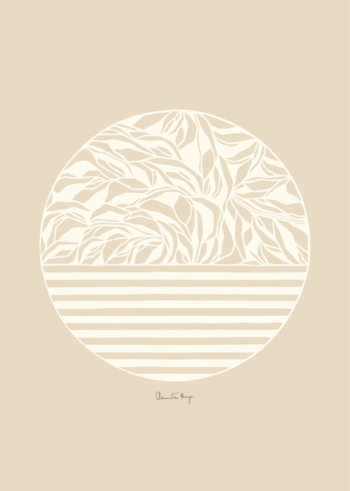 Papercut 12 - Beige