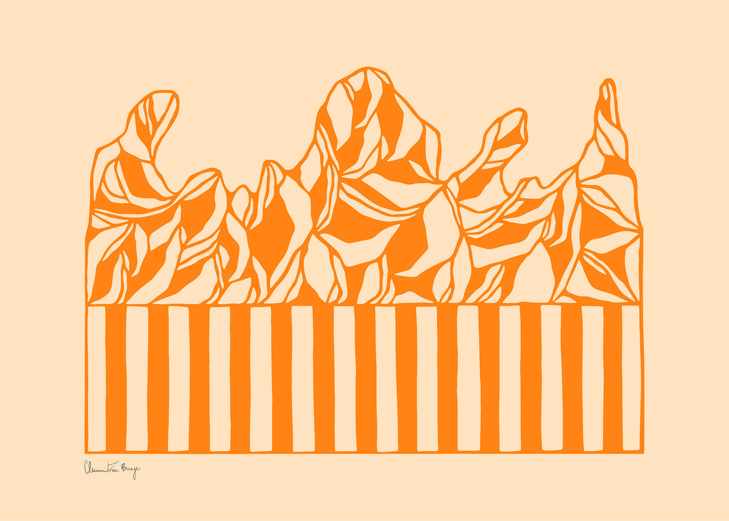 Papercut 14 - Orange