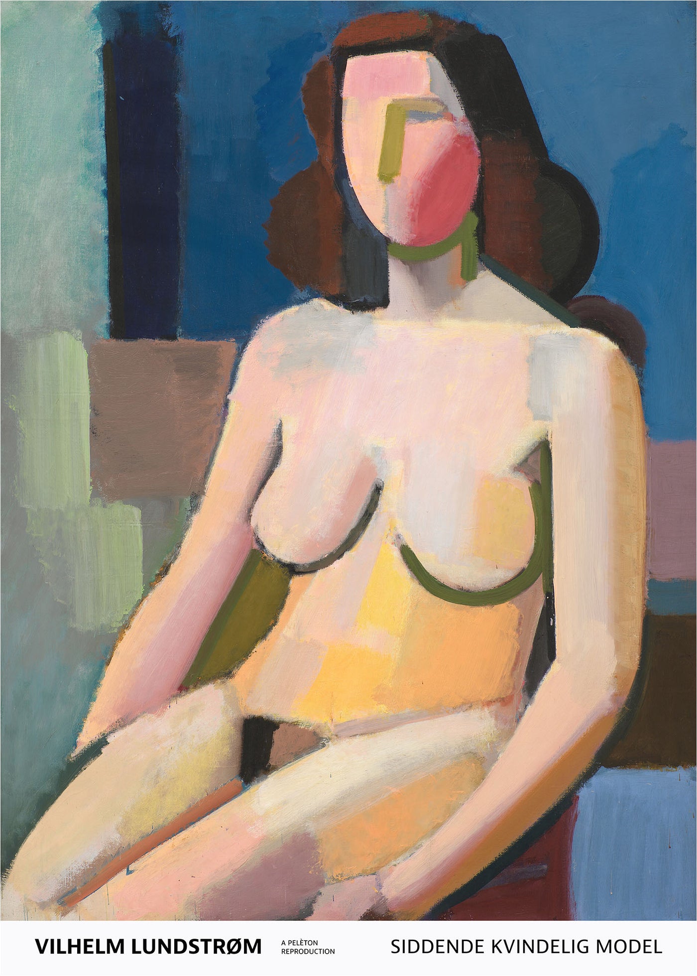 Seated female model, 1940